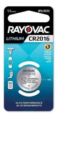 Bateria de Litio 3v Cr2016 Rayovac - 34437