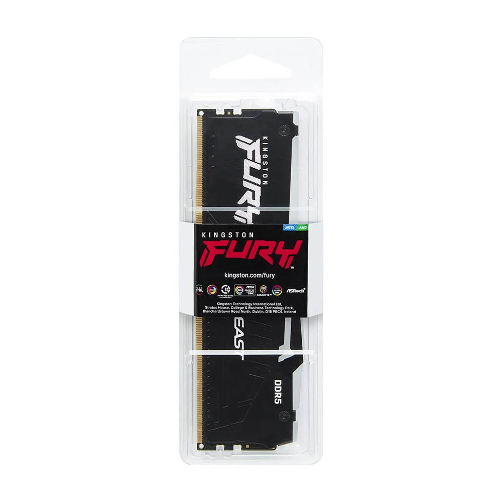 Memoria Gamer Ddr5 32gb 5600mhz Kingston Fury Beast Black RGB - KF556C40BBA-32