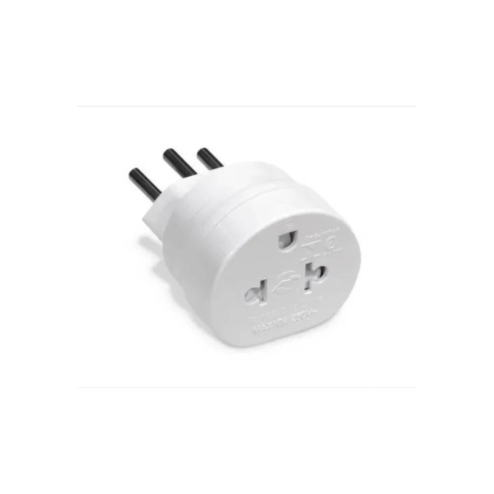 Adaptador de Tomada Knup US-BR 10A Branco - SL6001