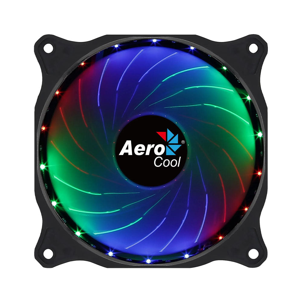 Cooler Fan Para Gabinete Aerocool COSMO 12 FRGB 120mm - 73865