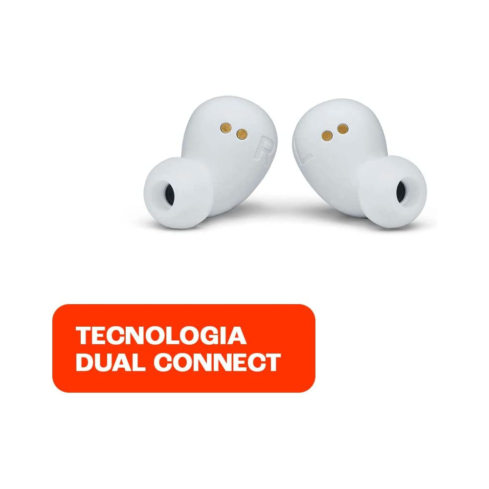 Fone De Ouvido Bluetooth JBL Intra Auricular Free II TWS Branco