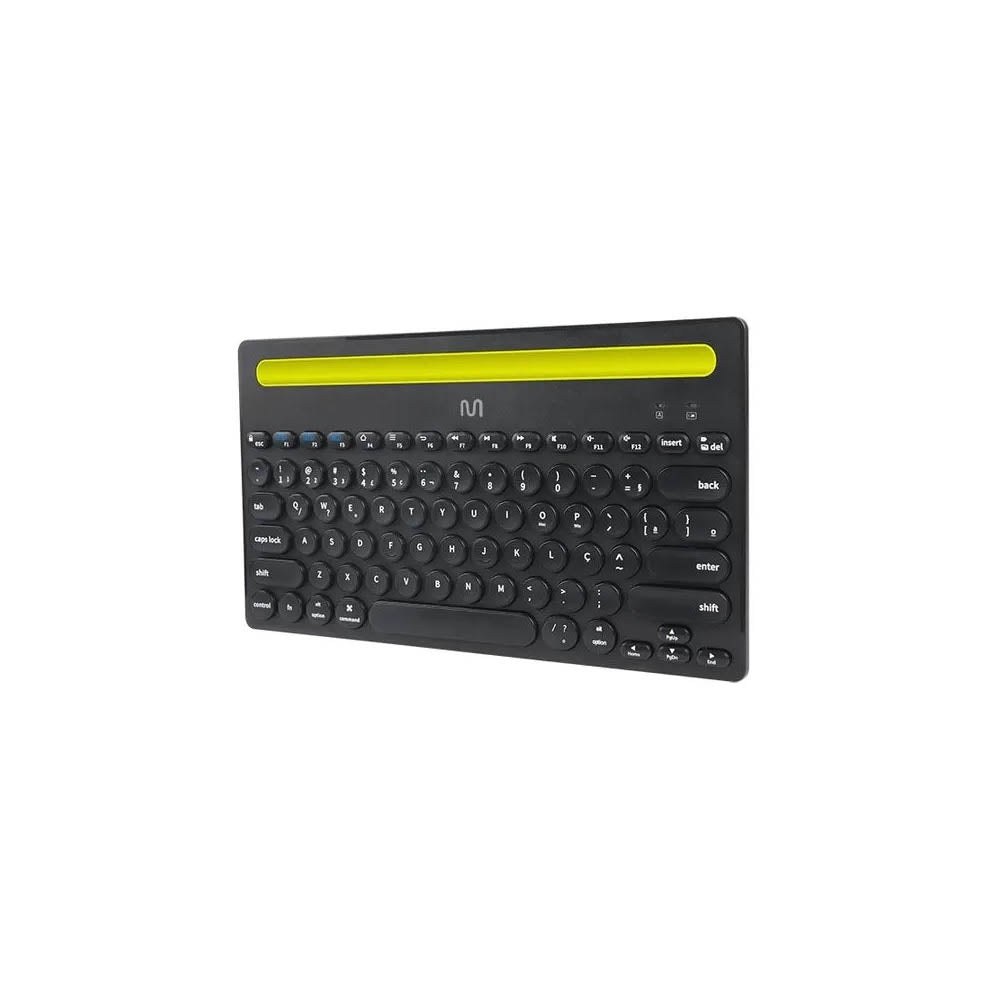Teclado Sem Fio Multi Slot Bluetooth Multi-Device Abnt - TC284 Truedata