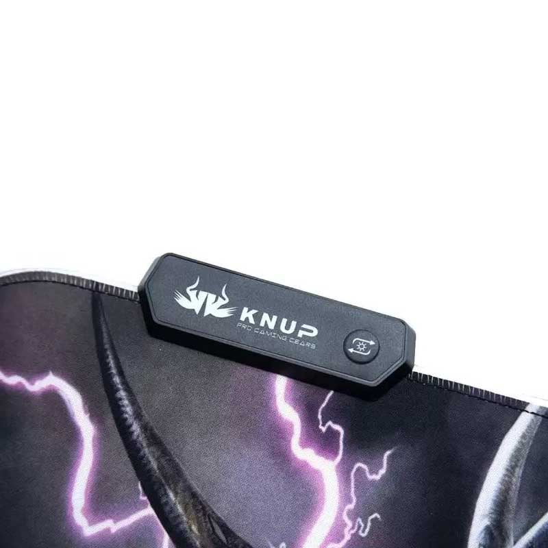 Mousepad Gamer Knup Rgb 350x250mm Dragon Fight - Kp-S012