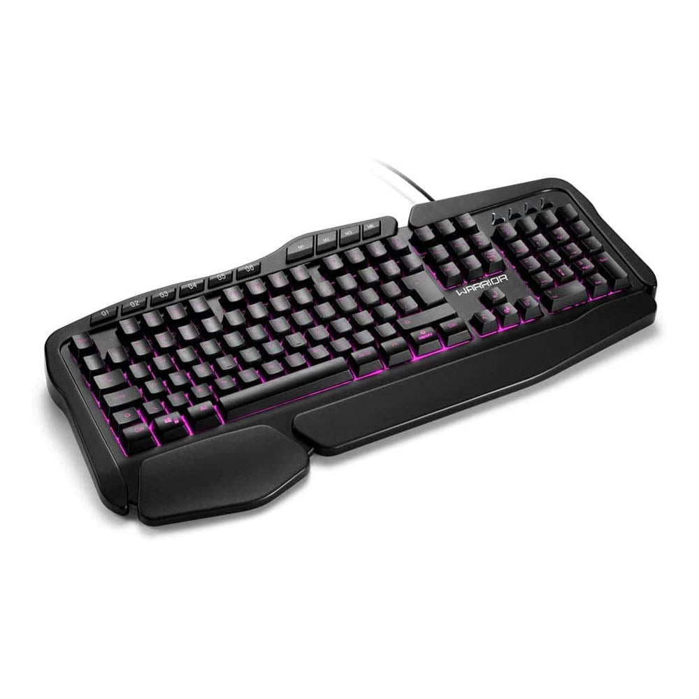 Teclado Gamer Warrior Clancy Rgb Macro - TC241