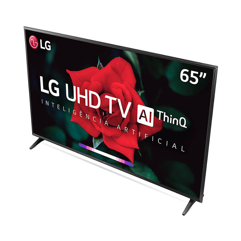 Smart TV Led LG 65" UHD Wi-fi Bluetooth USB HDMI Thinq AI Alexa Integrada - 65UN7100PSA Truedata