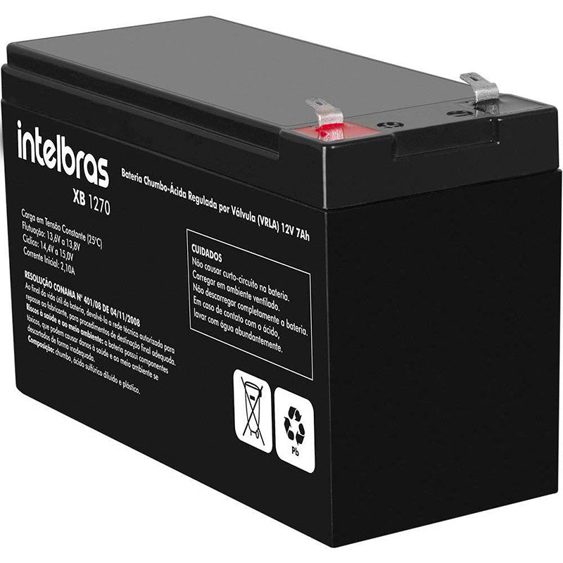 Bateria Para Nobreak 12v 7ah Intelbras Xb1270 - 4821000