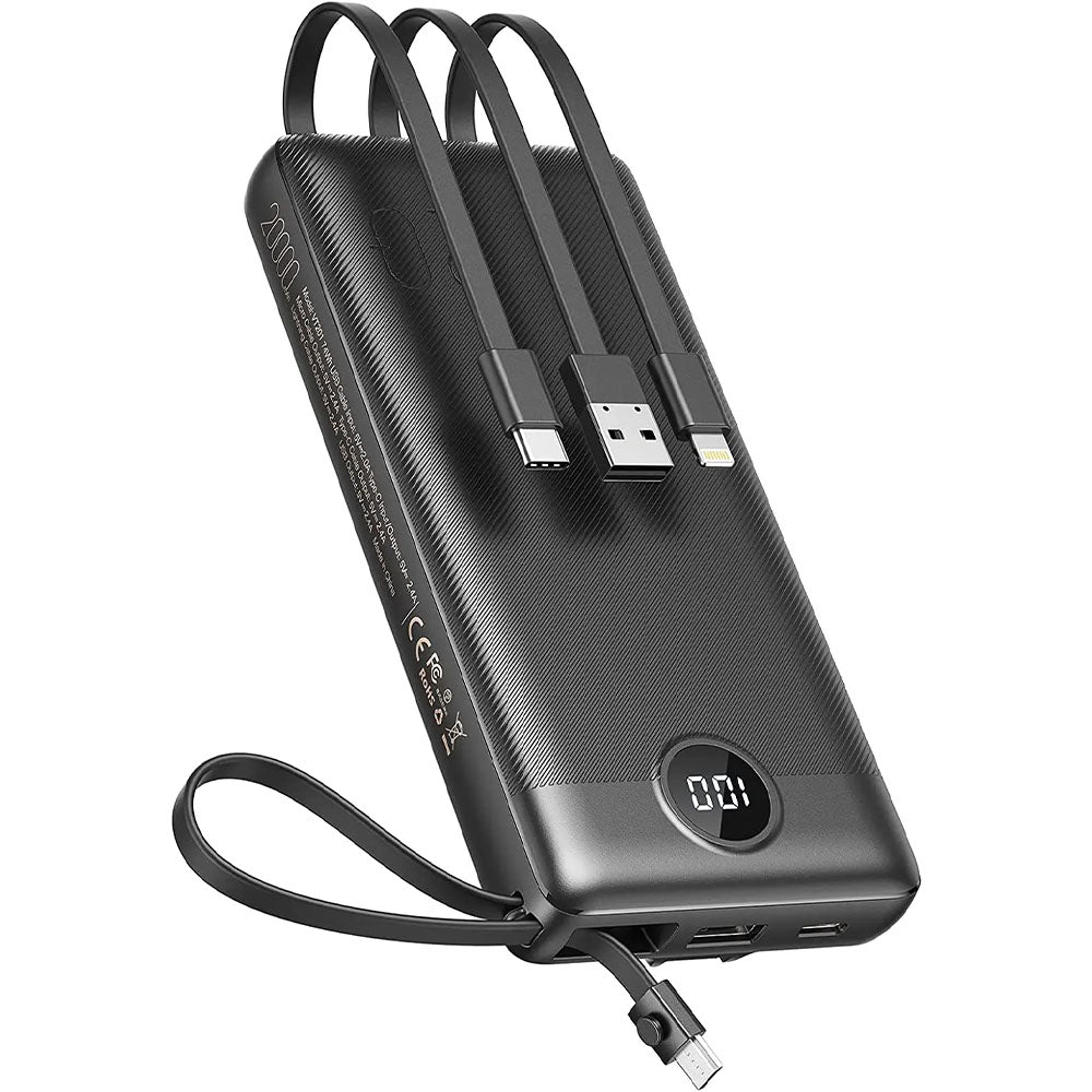 Carregador Portátil Wireless 10000mAh Gold Power Bank Tipo C / Micro Usb / Lightning Iphone 3.1A - BTE-17