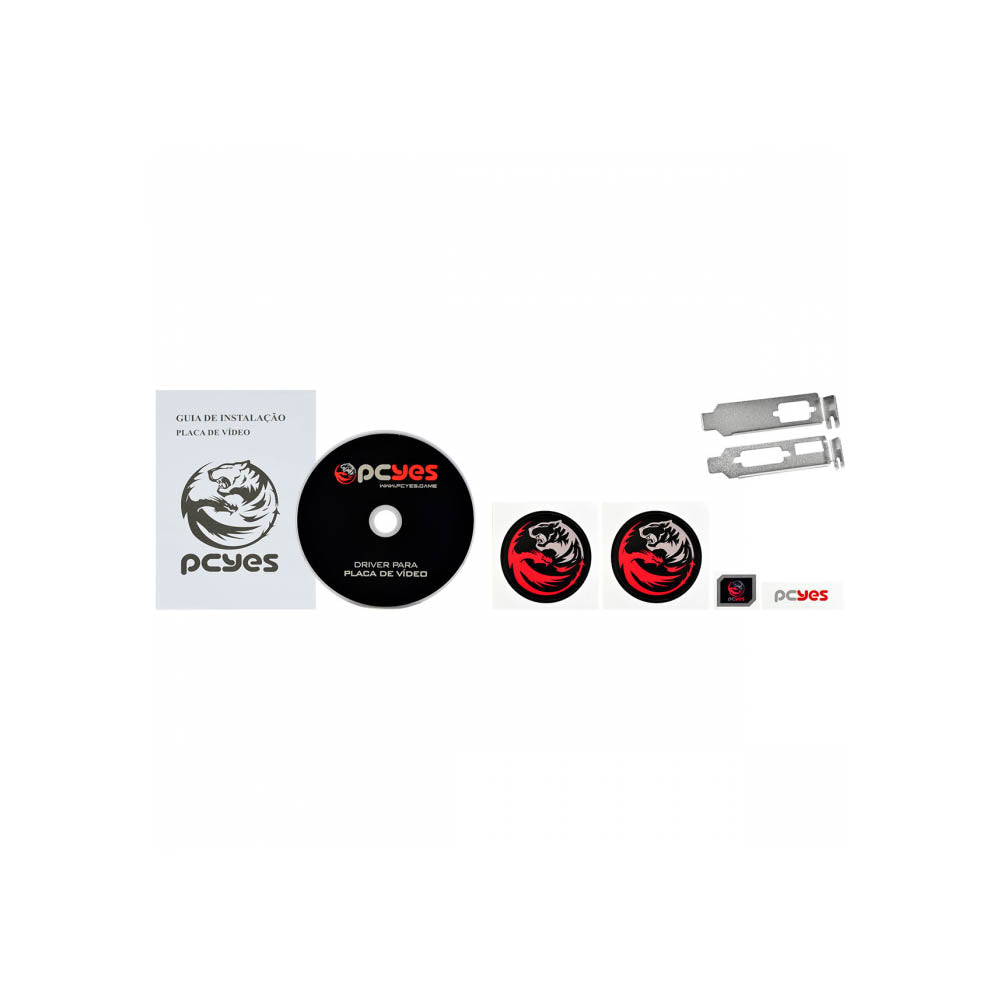 Placa De Video 1gb R5 220 Ddr3 AMD Radeon Pcyes 64bits Low Profile Hdmi Dvi Vga - PJ220R364