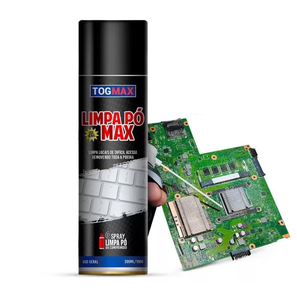 Ar Comprimido Spray Removedor de Pó 300ml Togmax