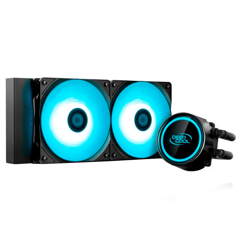 Water Cooler Dual Fan Deepcool Gammax L240T Led Azul (Intel/AMD) - DP-H12RF-GL240TB
