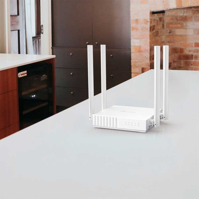 Roteador Wireless TP-Link 750Mbps Dual Band 4 Antenas - Archer C21