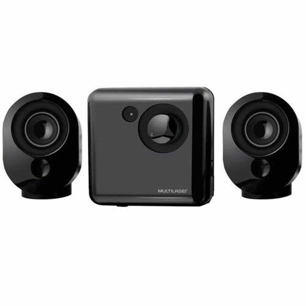 Caixa De Som Multimidia 2.1 C/ Subwoofer Multi Rms 15W Usb - SP166
