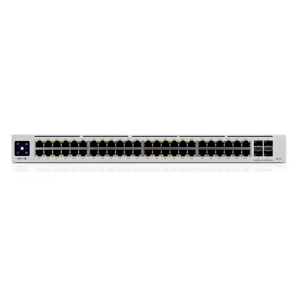 Switch 48 Portas Gigabit 10/100/1000 + 04 Sfp Ubiquiti Unifi Gerenciavel - USW-PRO-48