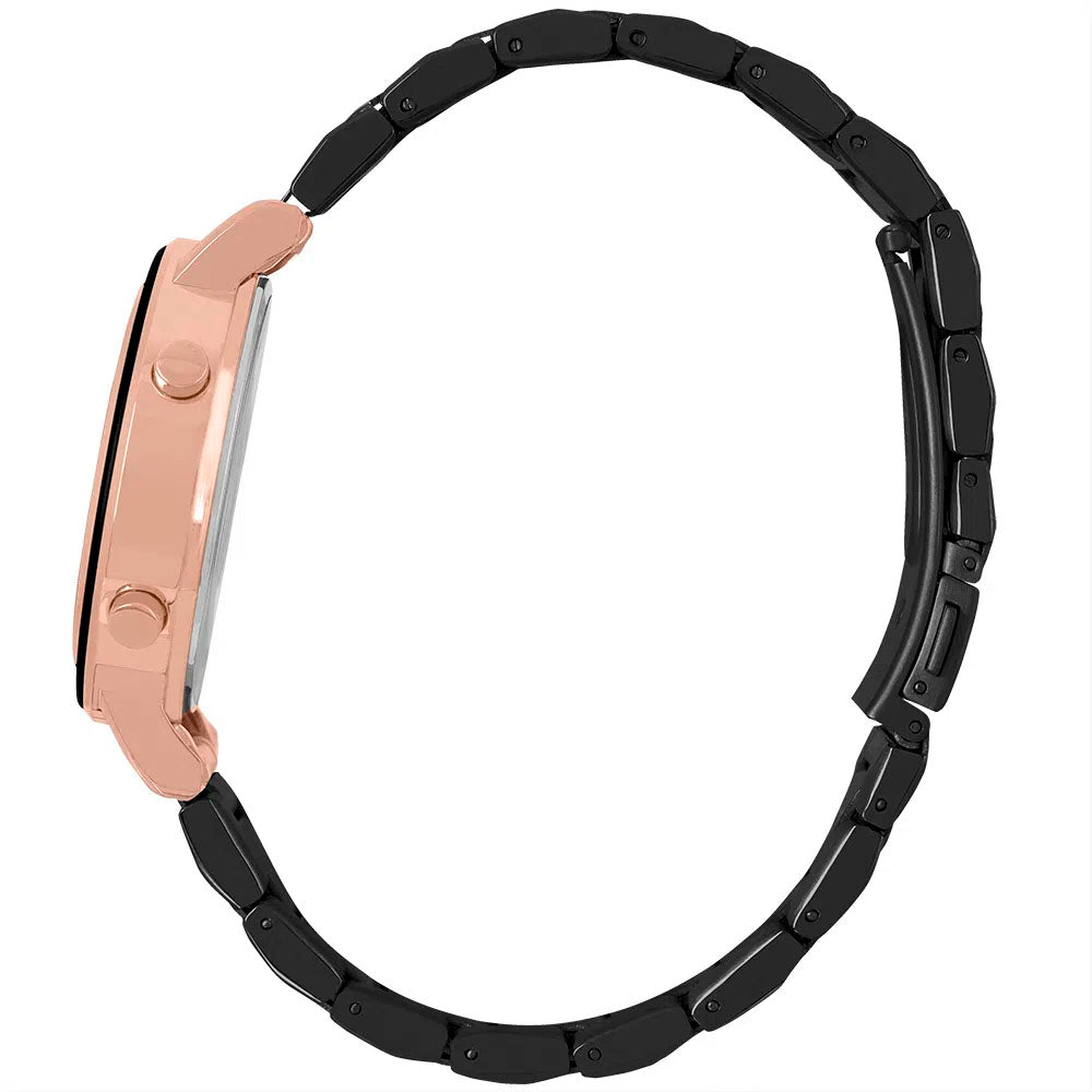 Relógio de Pulso Digital Technos Trend Bicolor em Aço Preto - BJ3059AA/5P