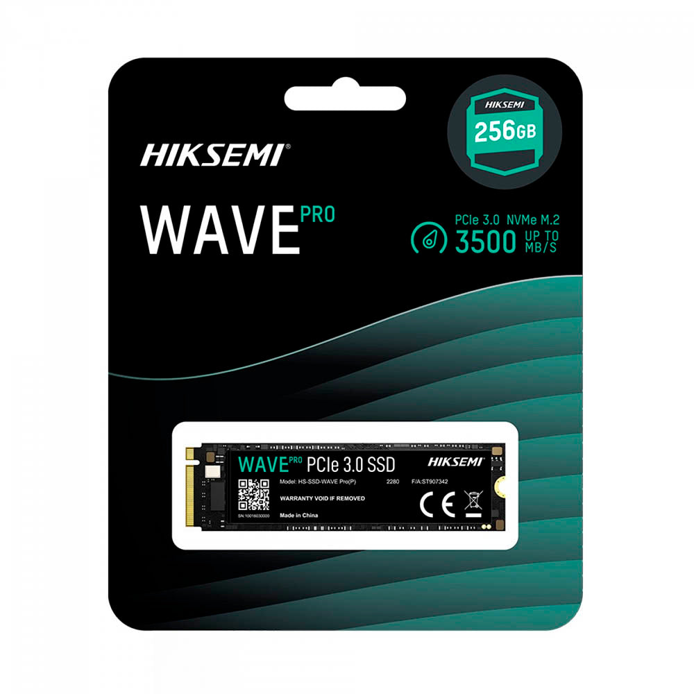 Ssd M.2 NVMe 256gb (240gb) Hiksemi 2280 Wave Pro 3230Mb/s - HS-SSD-WAVE PRO