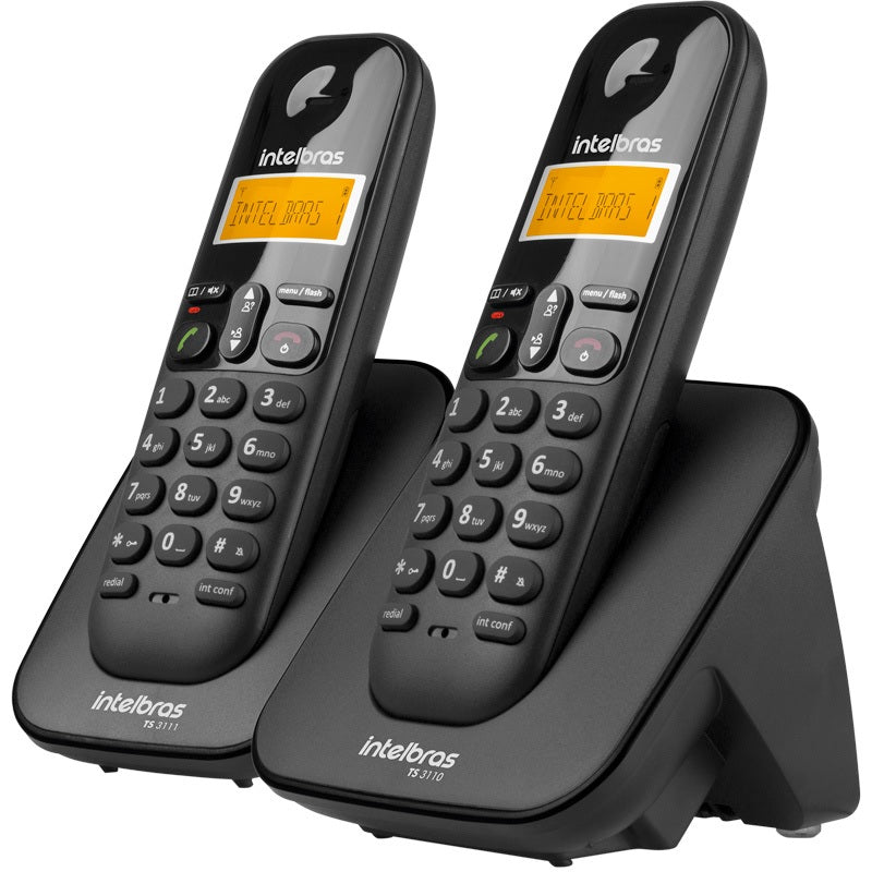Telefone Sem Fio Intelbras Ts3112 Ident De Chamada + 1 Ramal - 4123102