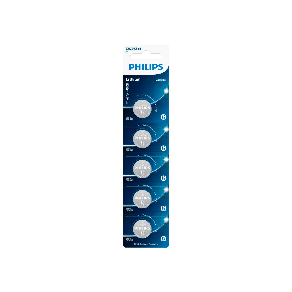 Bateria 3v Tipo Botão Cr2032 Philips - 107621