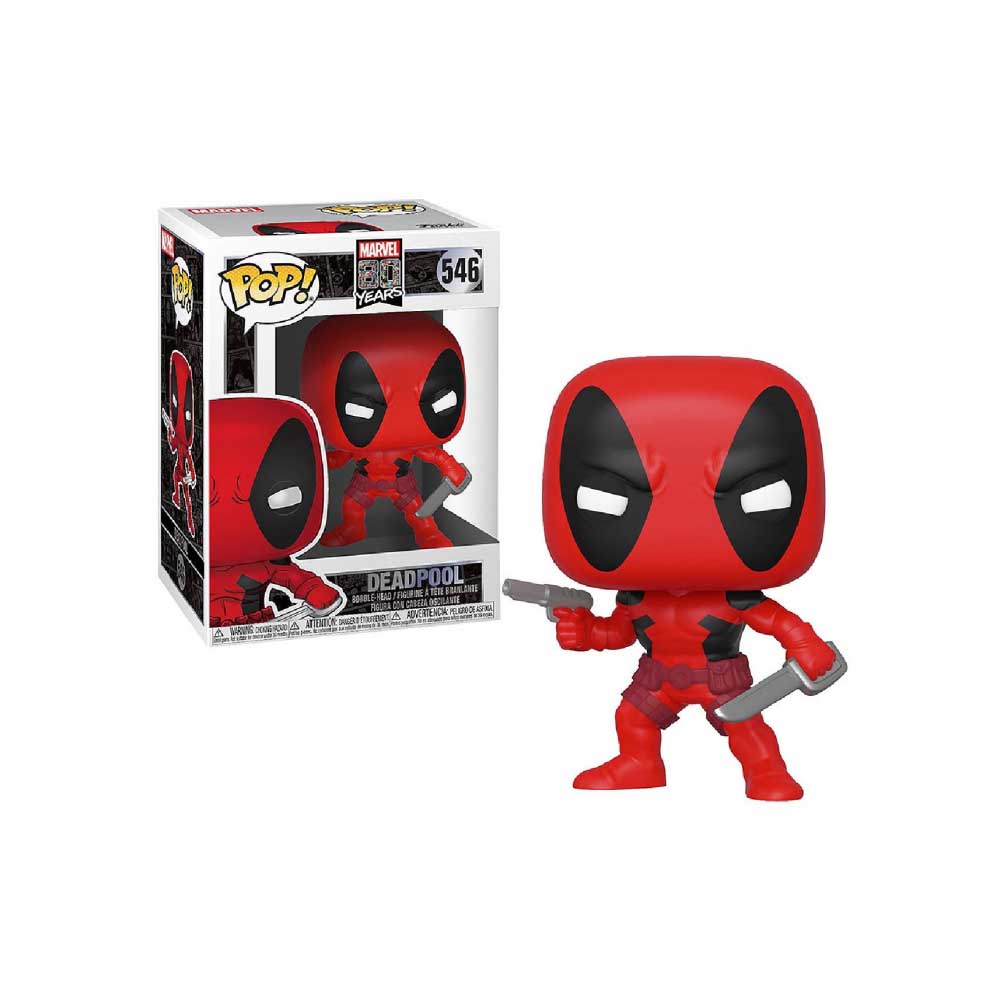 Funko Pop Marvel Edição Especial 80 anos - Deadpool - First Appearance - 85076
