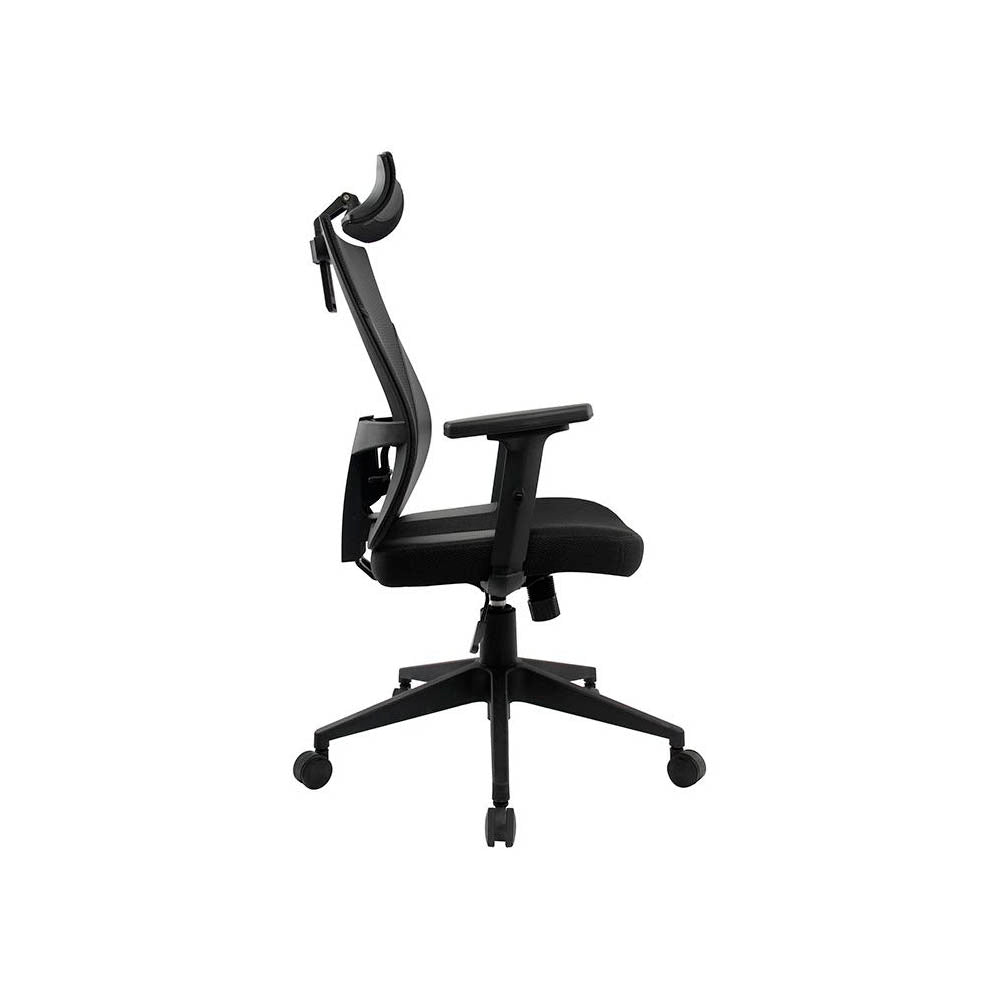Cadeira Ergonômica Fortrek Ergo Shield C/ Apoio de Lombar Preta - 85033