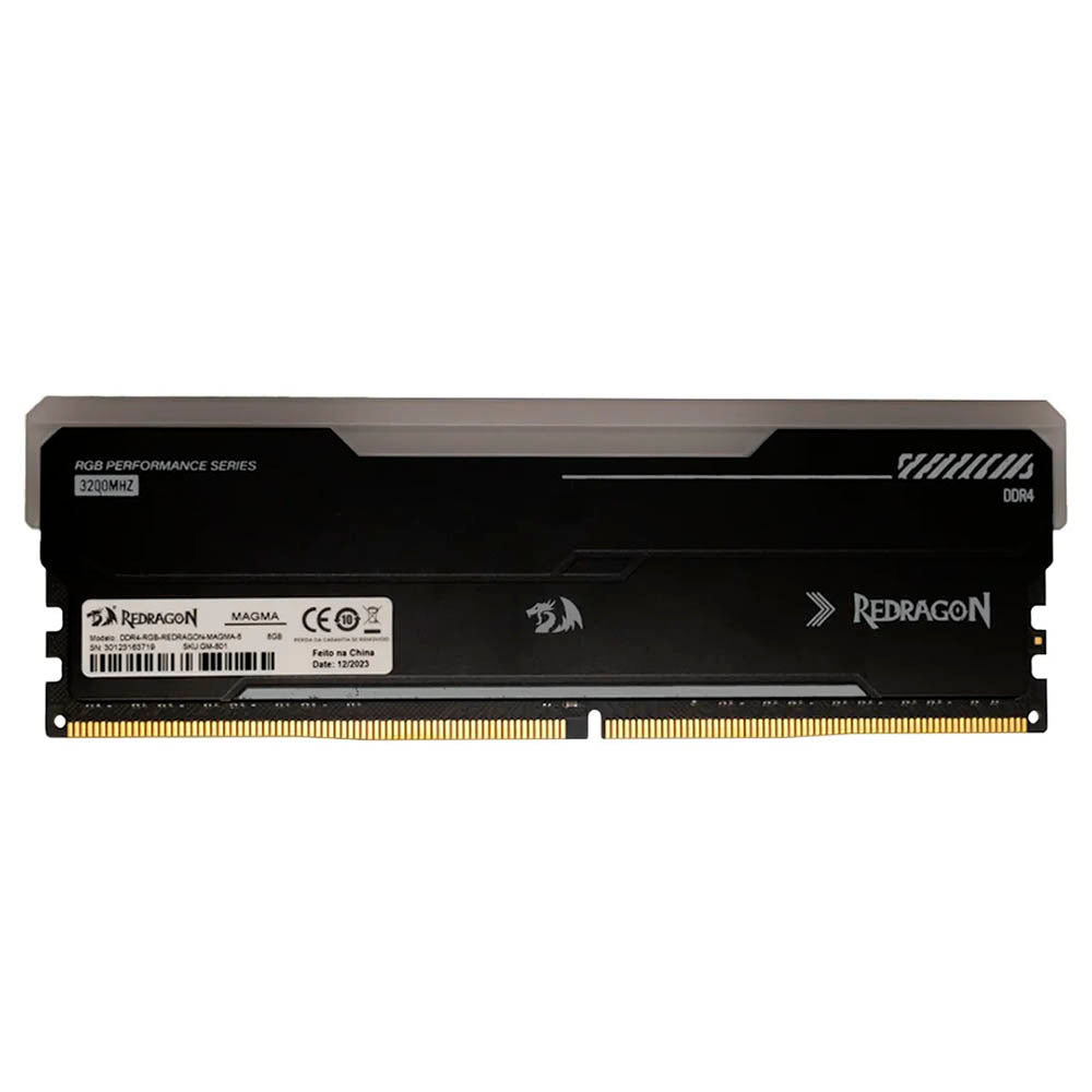Memoria Ddr4 8gb 3200mhz Cl16 Redragon Magma RGB - GM-801