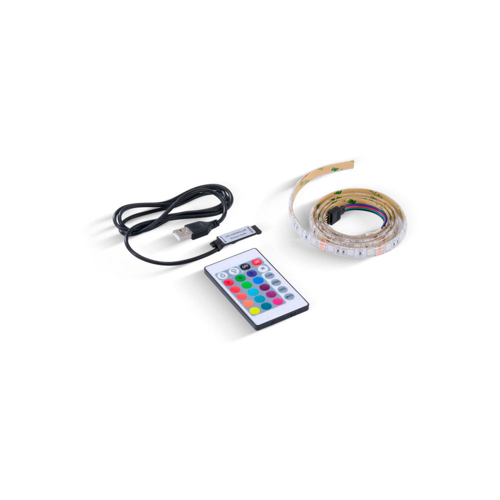 Fita Led RGB Para Gabinete VX Gaming Com Controlador 1mt - LRU1