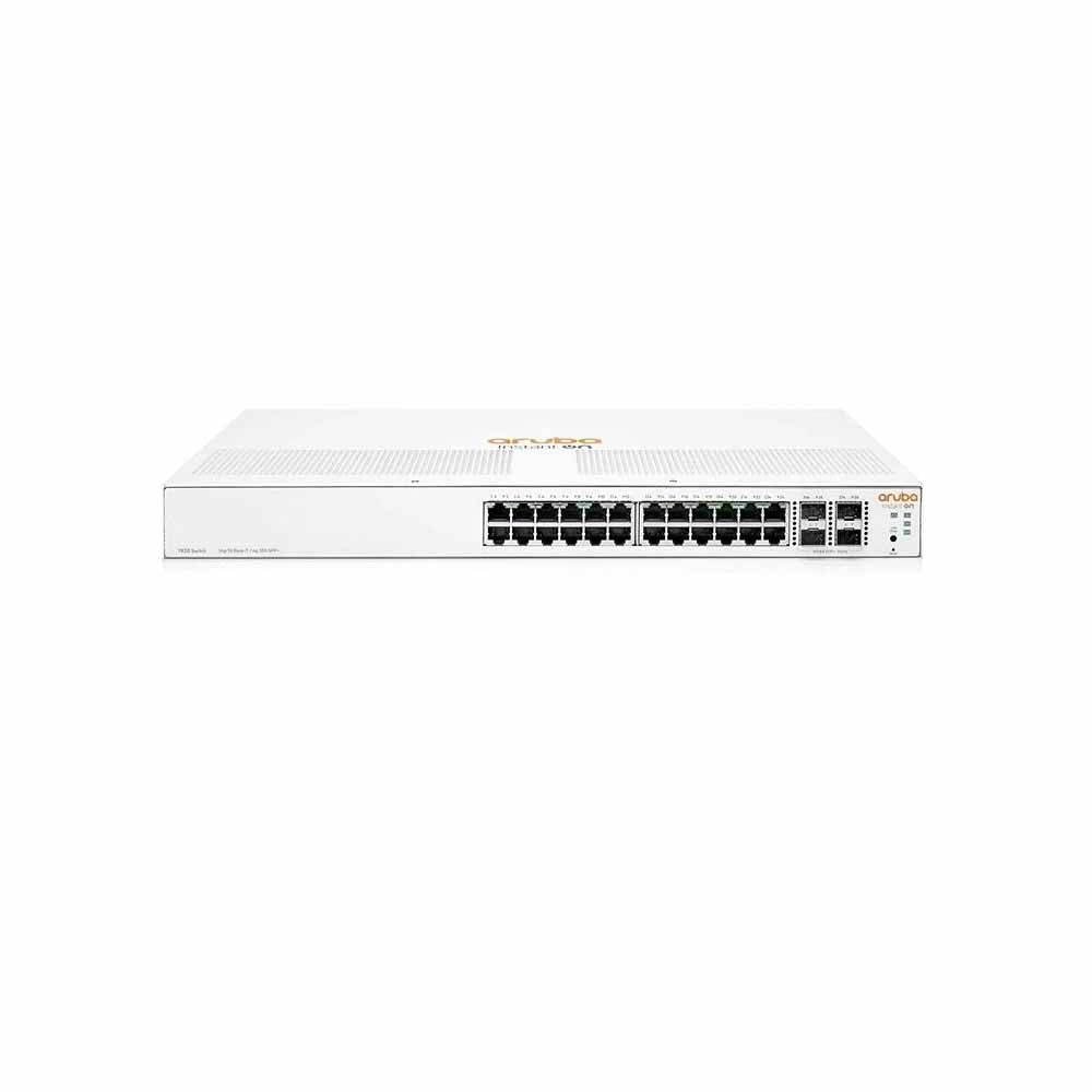 Switch 24 Portas HPE Aruba 1930 Gigabit 10/100/1000 + 4 Portas SFP Gerenciavel Instant On - JL682A