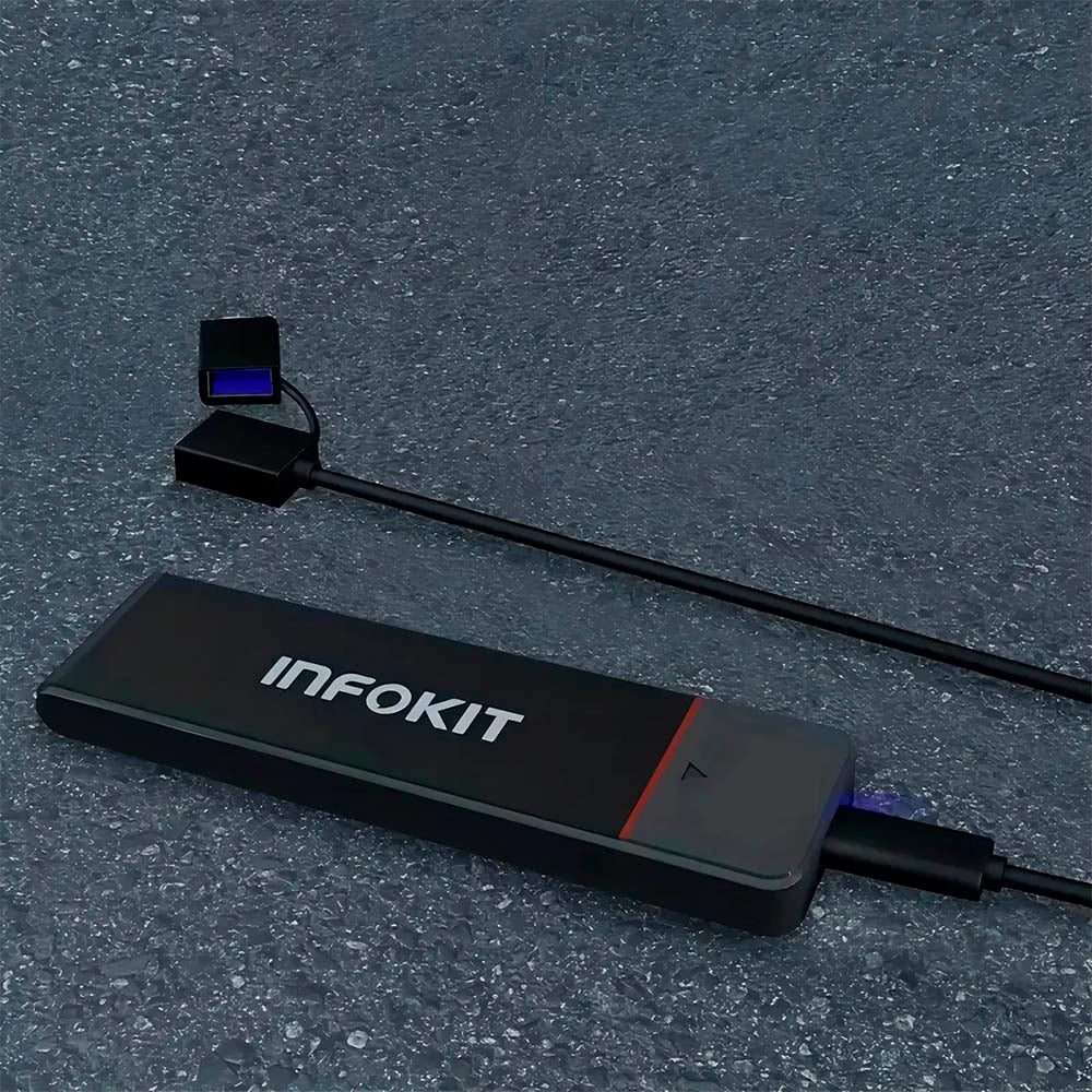 Case Adaptador Para Ssd M.2 Nvme Pcie M-Key Usb Tipo-C 3.1 Exbom - Ecase-m2nv80
