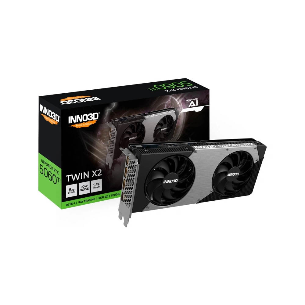 Placa De Video 12gb RTX 3060 Gddr6 Inno3d Nvidia Geforce Twin X2 192bits 3x Displayport 1x Hdmi - N506T2-08D7-193075N