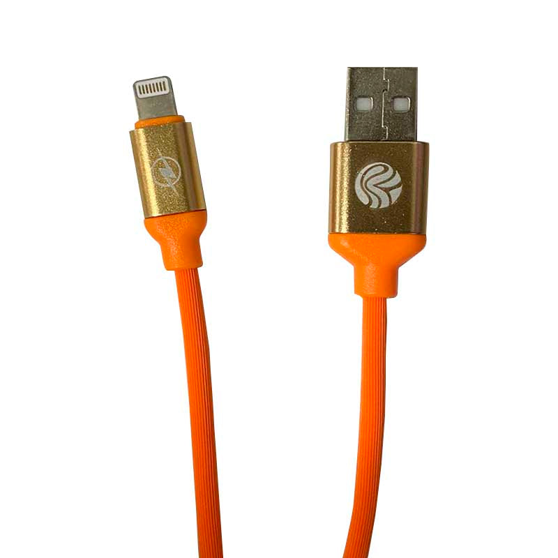 Cabo para Iphone Ipad Lightining Inova 2.4A Cbo-6313 cores diversas Emborrachado- 1.2mt