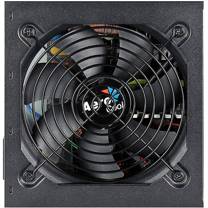 Fonte Real Atx 400w Aerocool 80 Plus White Kcas-400 Pfc Ativo S/ Cabo Biv Truedata