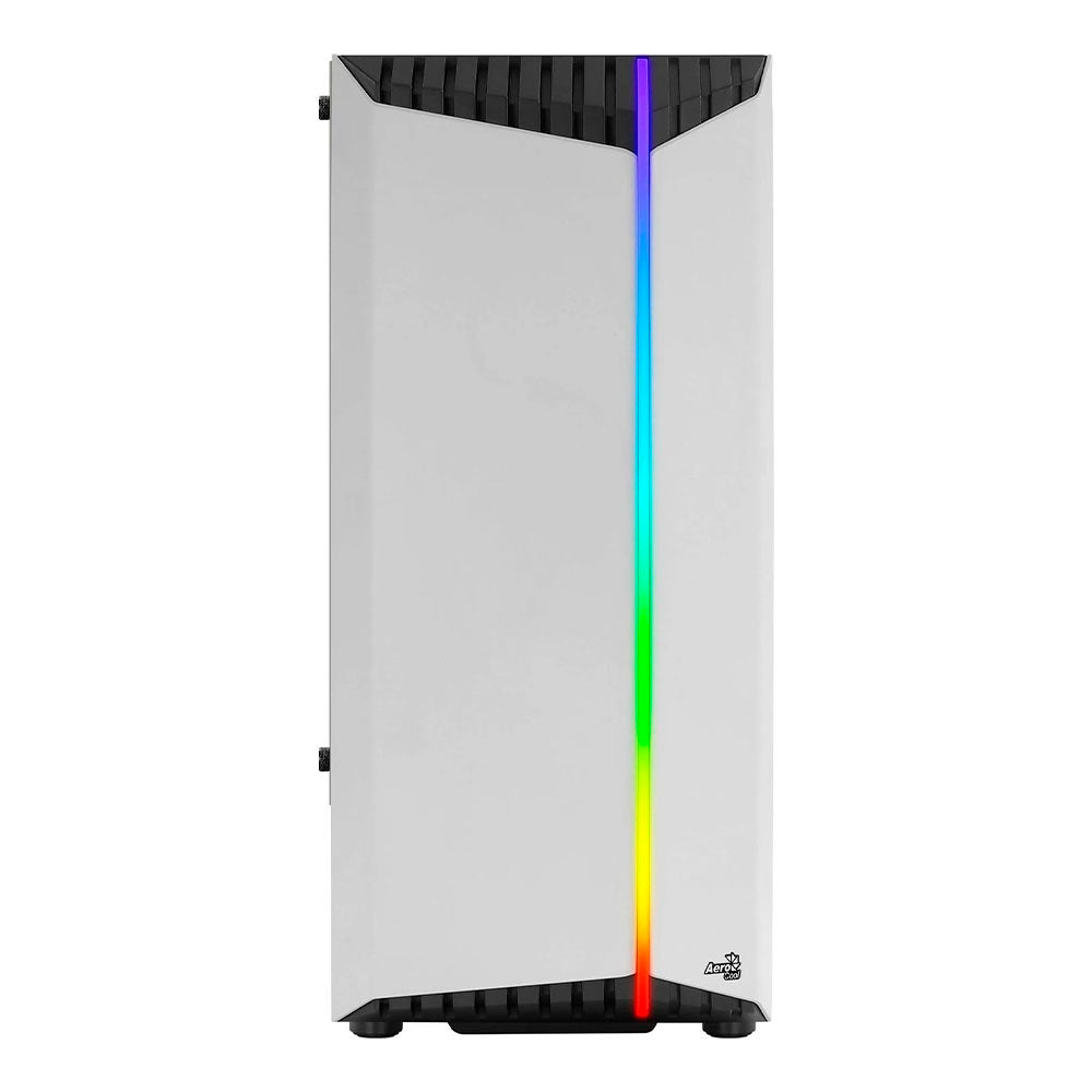 Gabinete Gamer Aerocool Mid Tower Rgb Bionic Branco Com Lateral em Vidro temperado - 73874