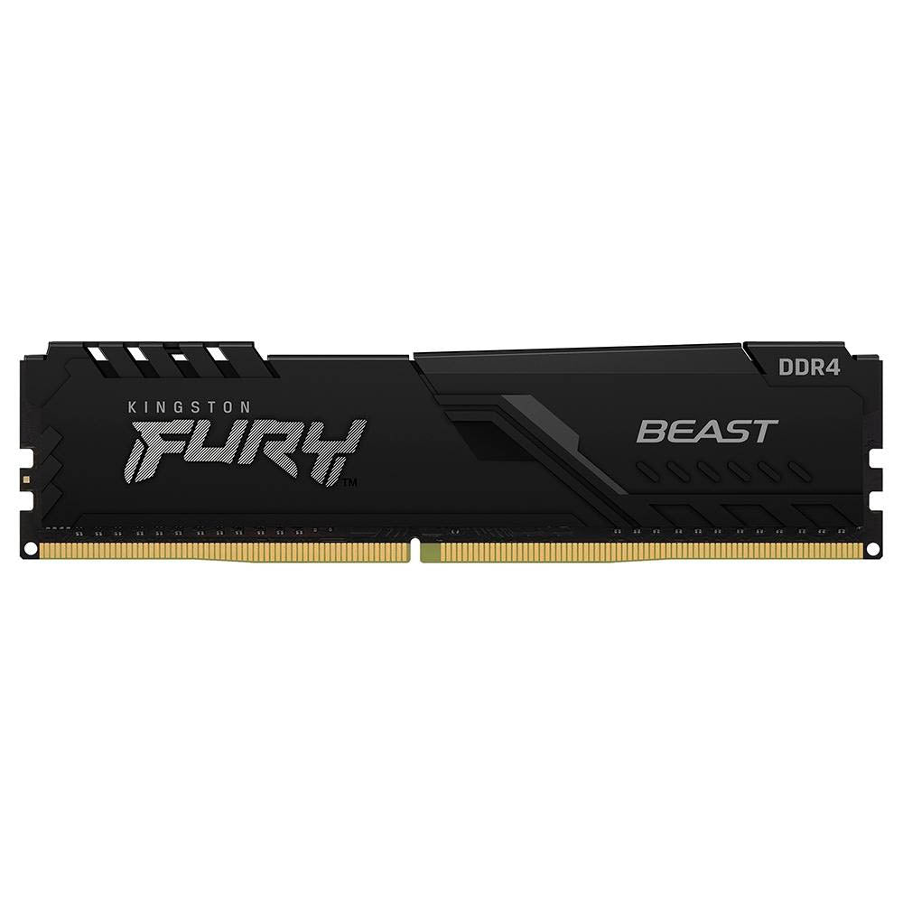 Memoria Gamer Ddr4 8gb 3000mhz Cl15 Kingston Fury Beast - KF430C15BB/8