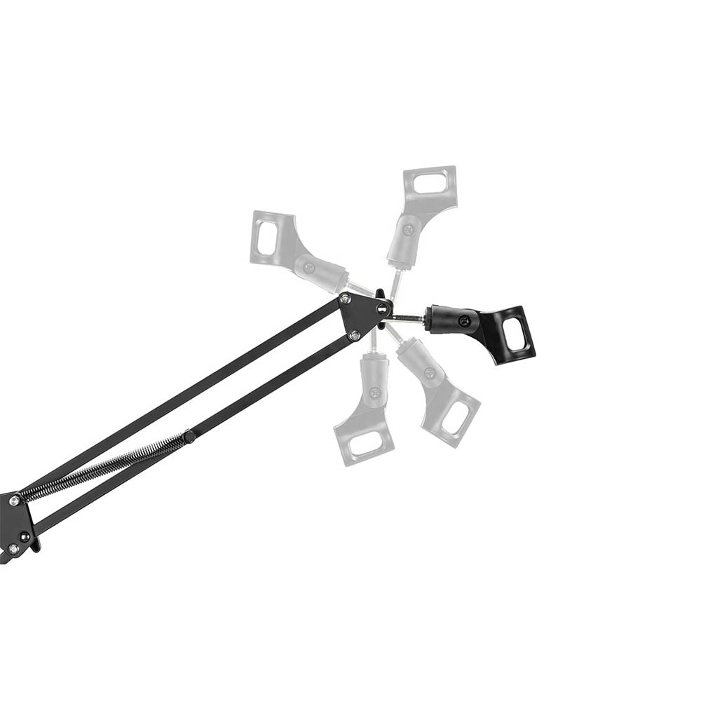 Suporte 4 em 1 Estúdio Setup Stream PCYes P/ Monitor, Microfone, Luz e Câmera - SE-MDS1041