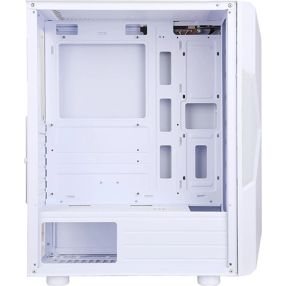 Gabinete Gamer Fortrek Mid Tower Holt Rgb Com lateral em Acrilico Branco - 80524