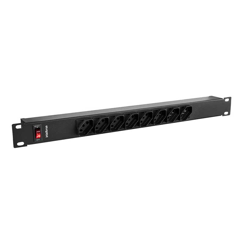 Filtro de Linha Protetor Eletronico 8 Tomadas Intelbras P/ Rack Epr 208 - 4824300 Truedata
