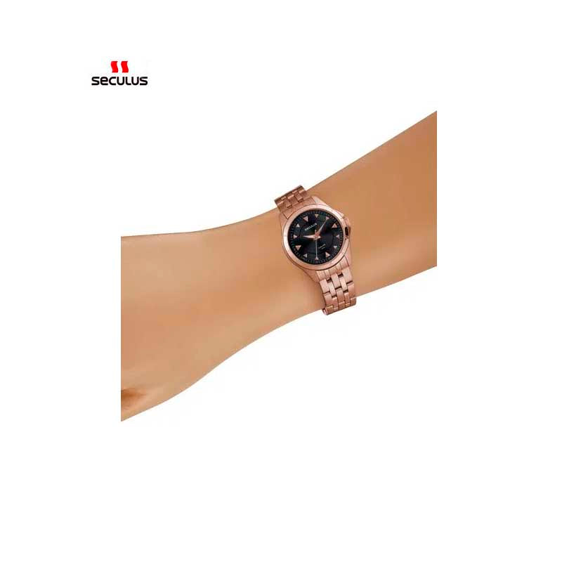 Relógio de Pulso Seculus Long Life Rose Gold - 20919LPSVRA3