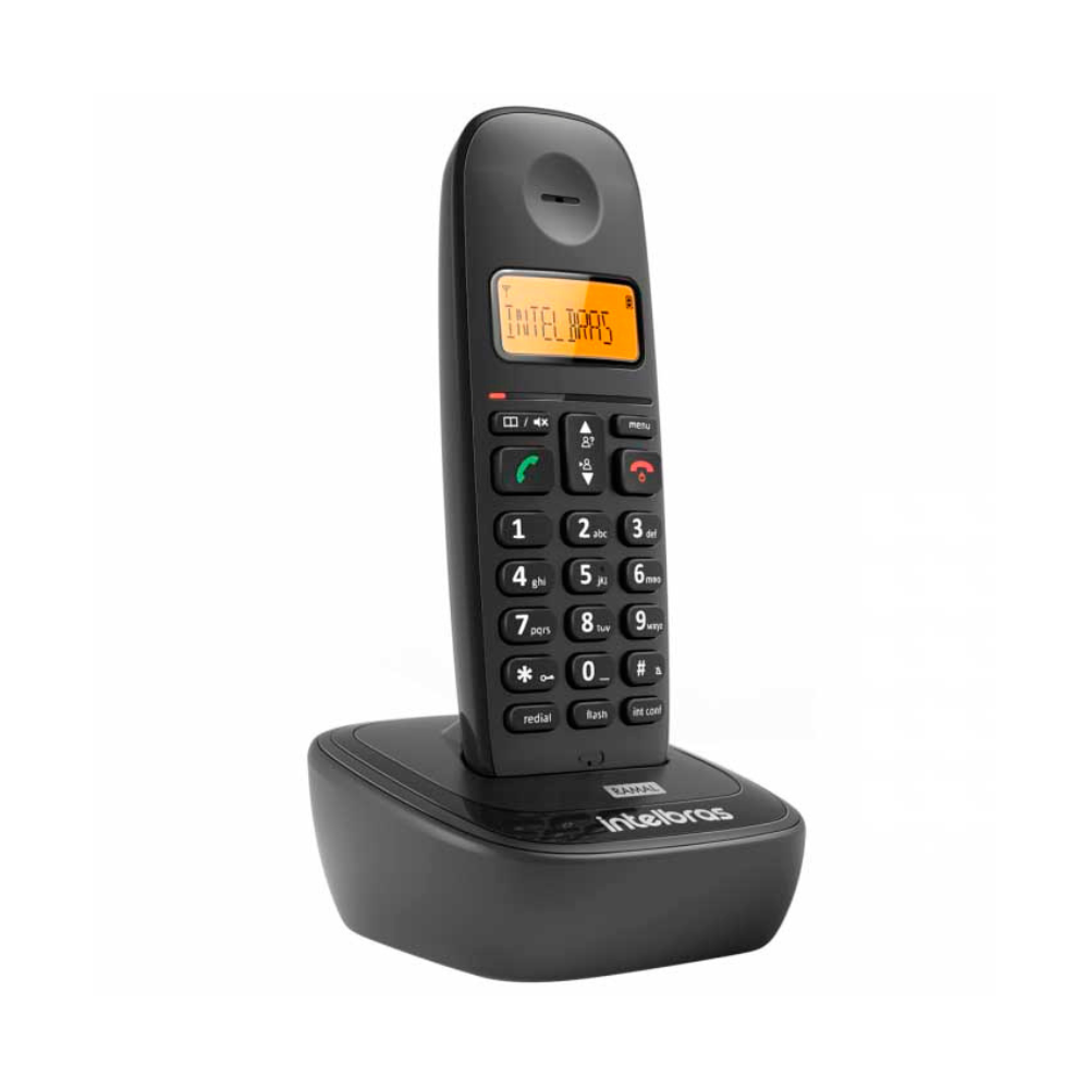 Telefone Ramal Sem Fio Intelbras Ts2511 Preto Ident De Chamadas - 4122511
