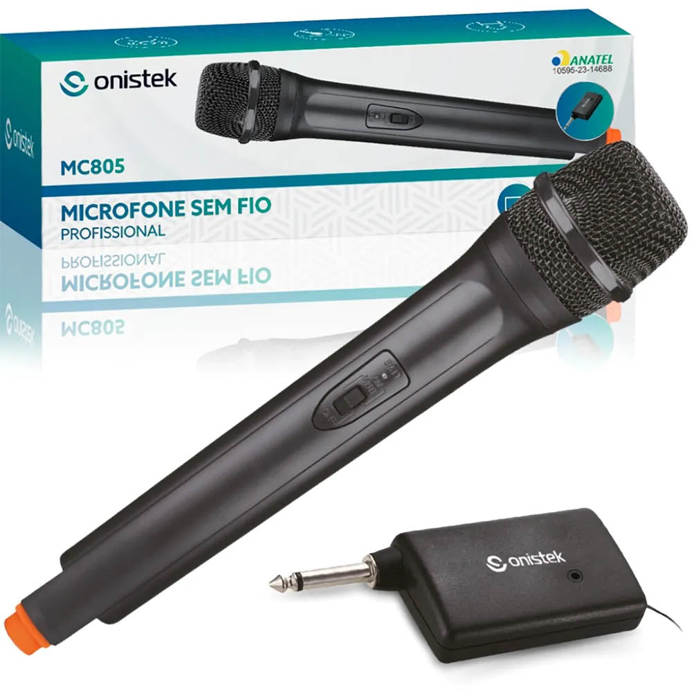 Microfone Sem Fio Onistek - ON-MC805