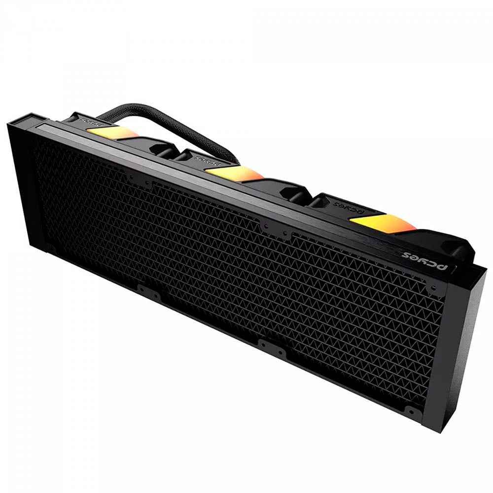 Water Cooler PCYes Sangue Frio 3 Triple Fan 360mm ARGB TDP 350W (Intel/AMD) Preto - ARGBSF3360BR Truedata