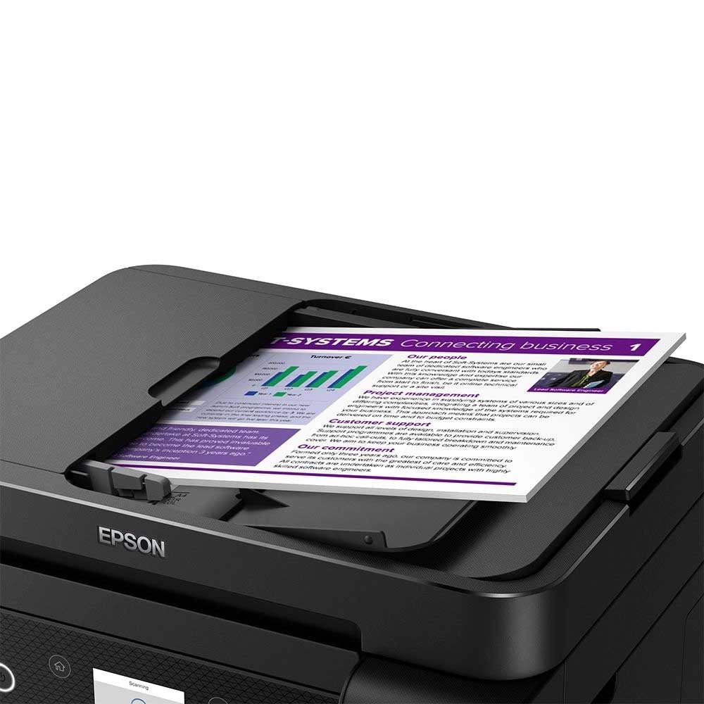 Impressora Multifuncional Epson L6270 Ecotank Jato de Tinta Wireless Duplex - C11CJ61302 Truedata