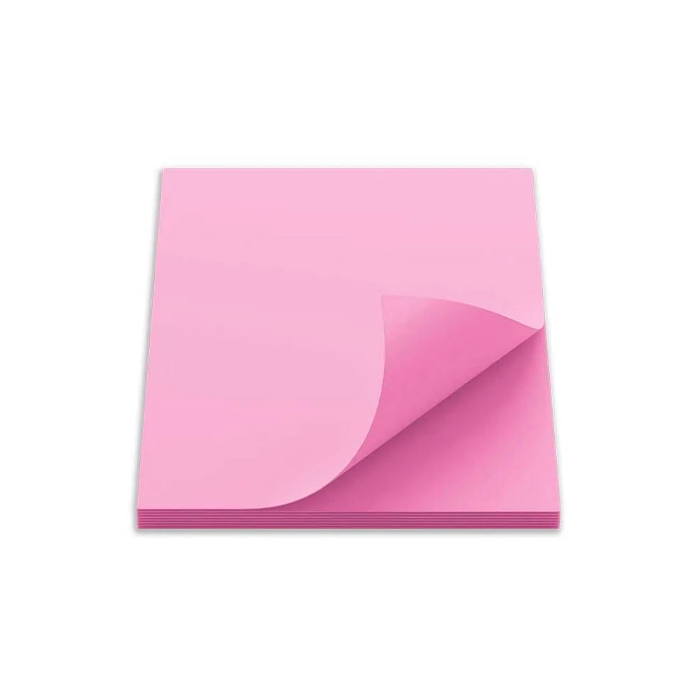 Bloco Adesivo 75x75mm Rosa 100 Folhas Keep - EI021