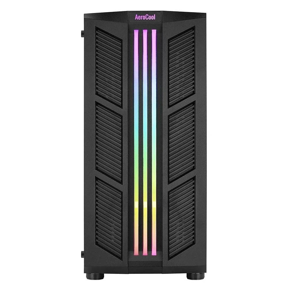 Gabinete Gamer Aerocool Mid Tower Rgb Prime Com lateral em Vidro Temperado - 72999 Truedata