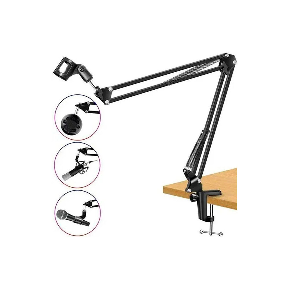 Suporte de Mesa Articulado para Microfone, Smartphone e Tablets Tomate - MTG-126