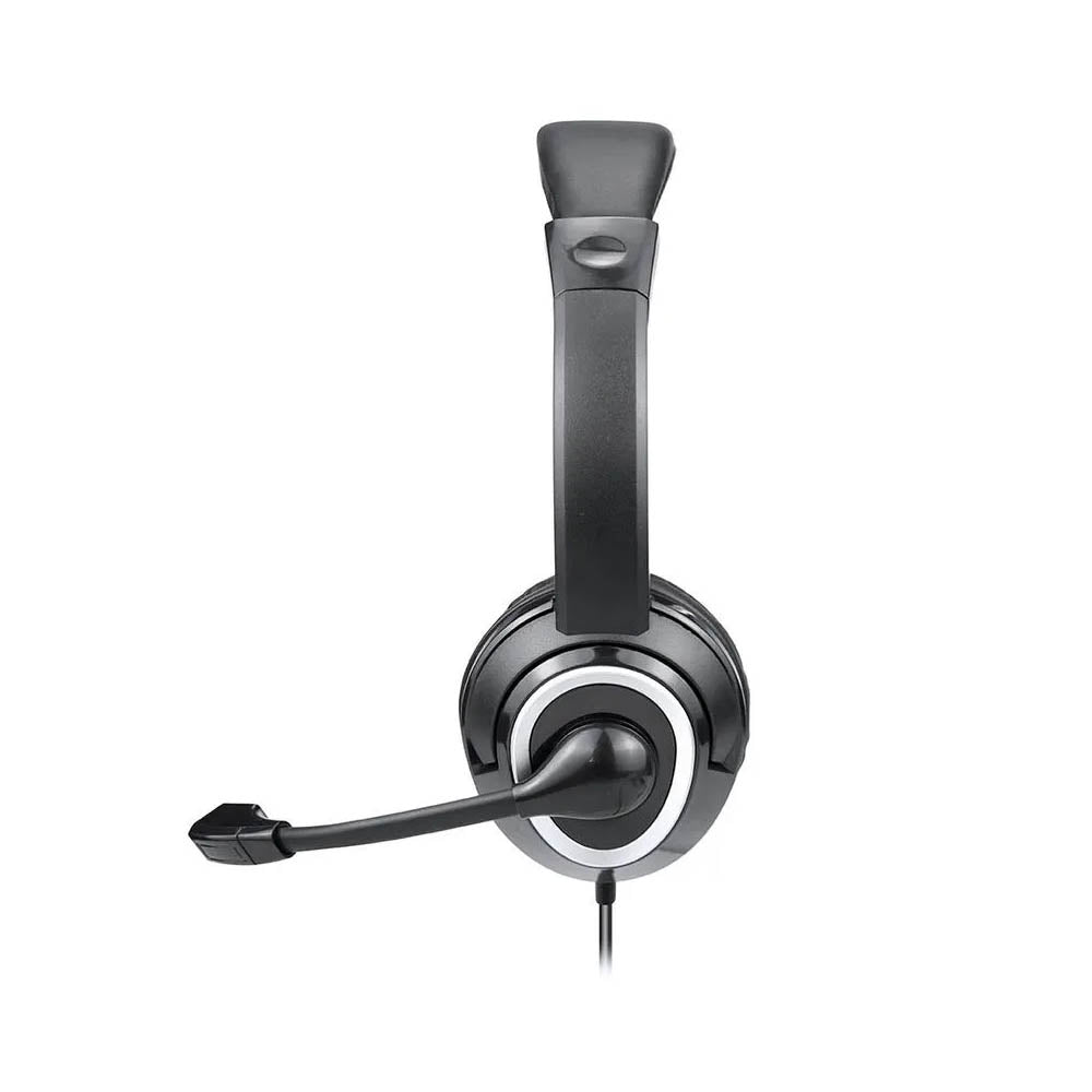 Headset Multilaser HF600 40mm Preto P3 C/ Adaptador USB - PH427