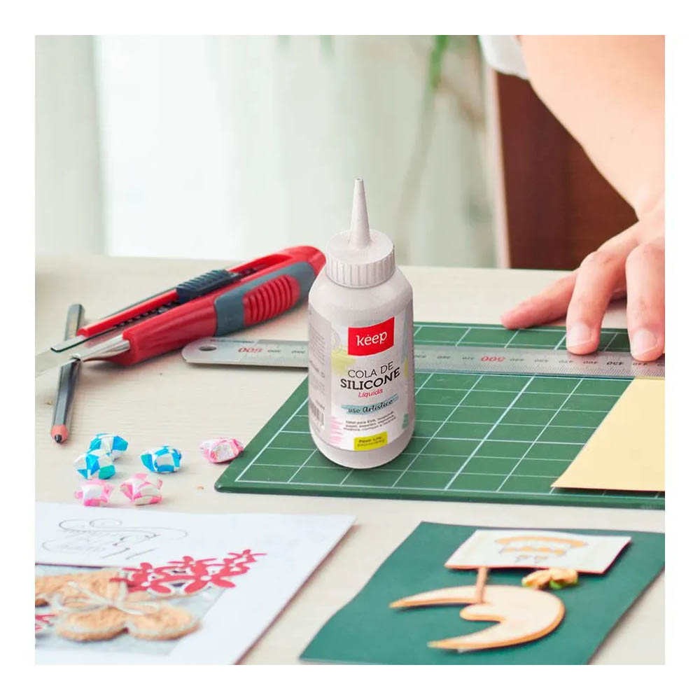 Cola de Silicone Liquida 100ml Keep - EI084