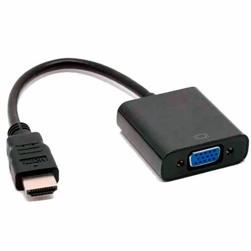 Adaptador Conversor Hdmi Para Vga Fêmea Com Áudio Knup - KP-5032 Truedata