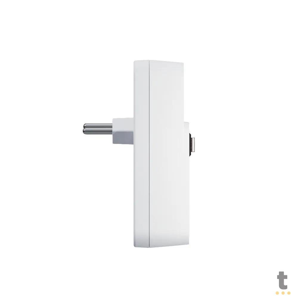 Adaptador E Carregador 2 Tomadas 2 Usb Intelbras Eac 202 - 4824400 Truedata