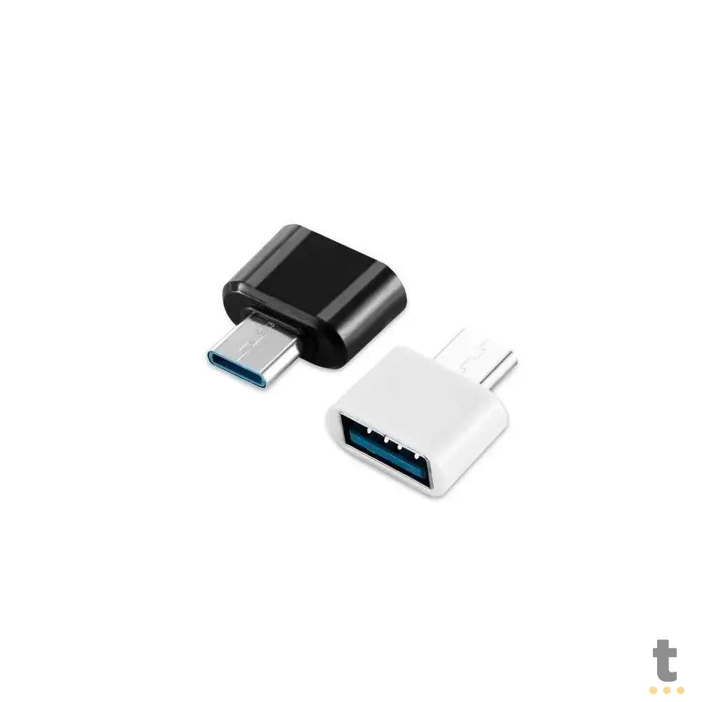 Adaptador Otg Conector Usb Femea 3.0 Para Usb Tipo C Macho Truedata