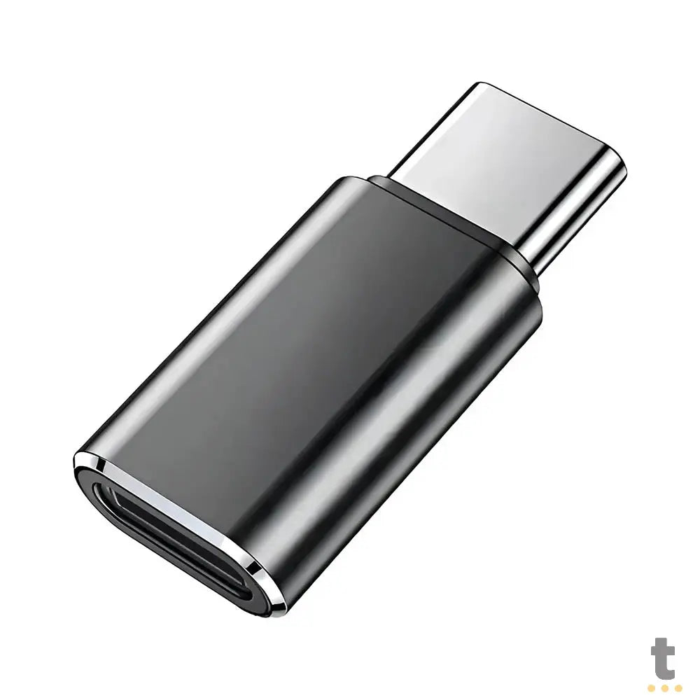 Adaptador Otg Lightning Fêmea Para Usb Tipo C Macho aGold - CBA-25 Truedata