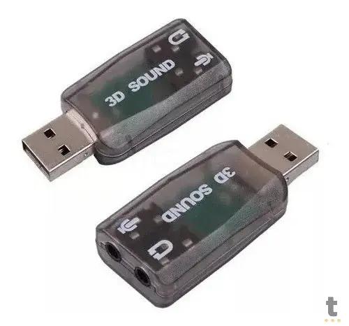 Adaptador Placa De Som Usb 5.1 Canais Virtual Vinik - Ausb51 Truedata